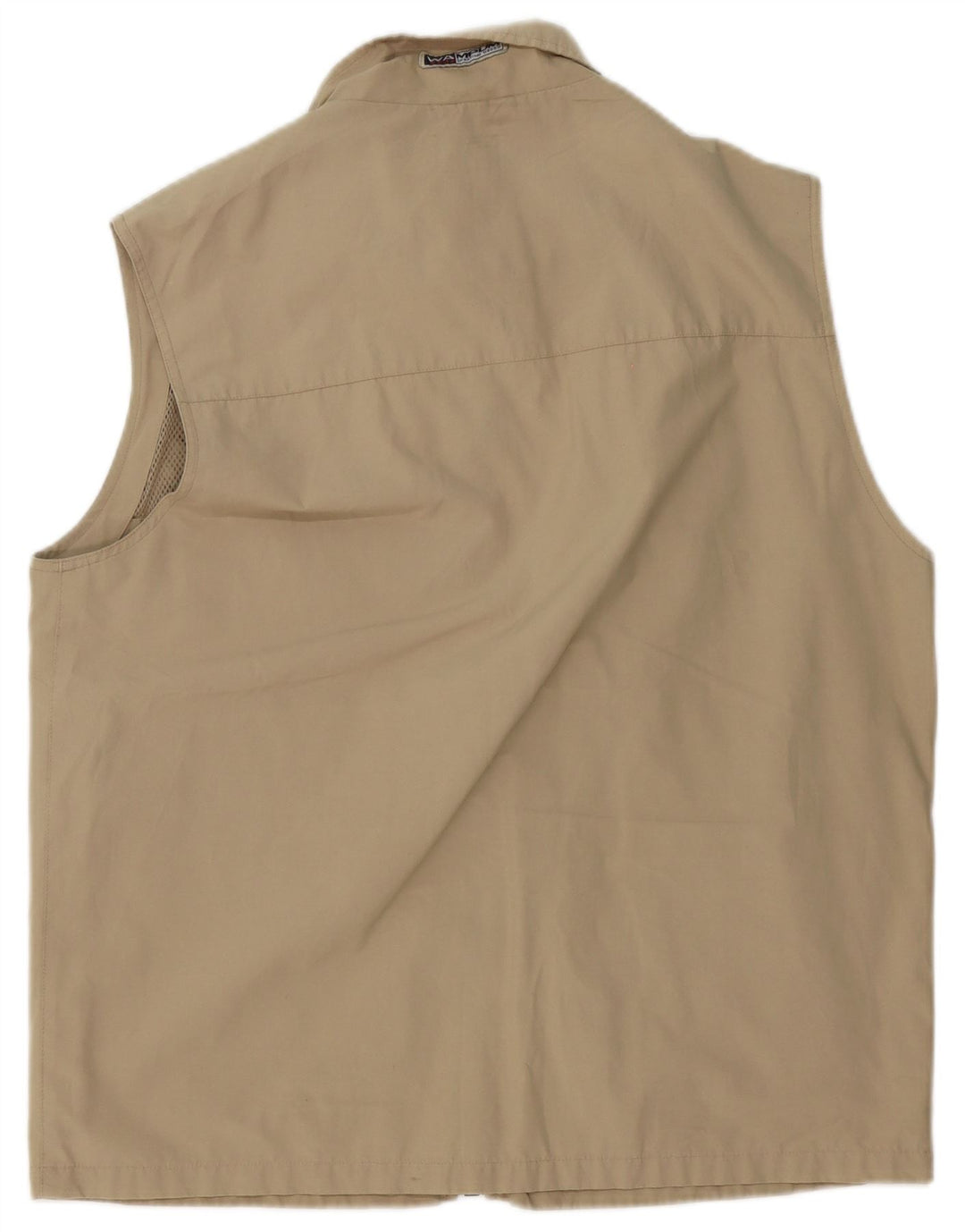 Wampum Herren Utility Gilet UK 42 XL Beige Polyester