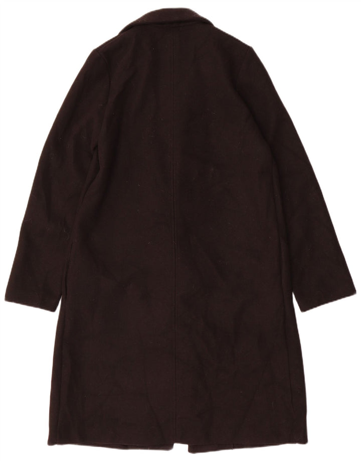 Zara Damen Mantel UK 10 Small Schwarz