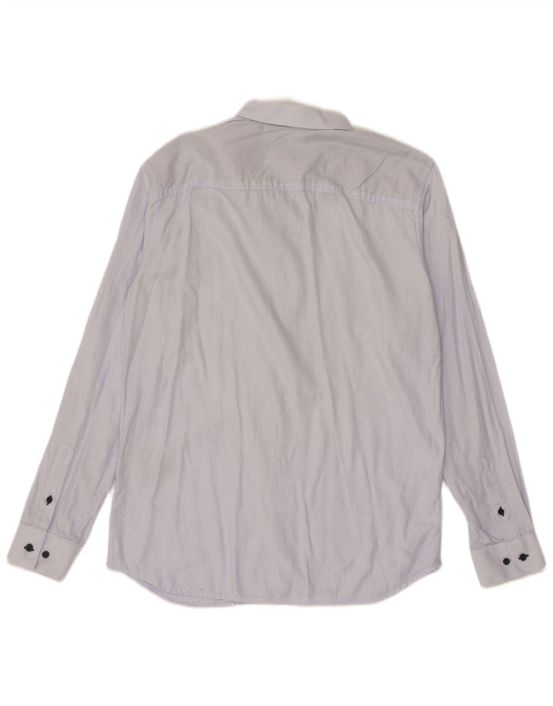Jack & Jones Herrenhemd, Größe 42, groß, blau kariert, Baumwolle