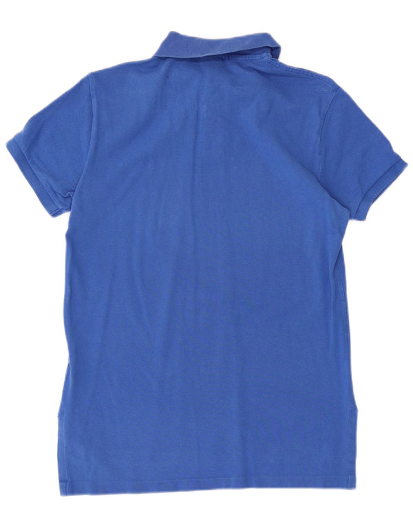 Polo Ralph Lauren Herren-Poloshirt mit individueller Passform, Größe S, Blau, Baumwolle