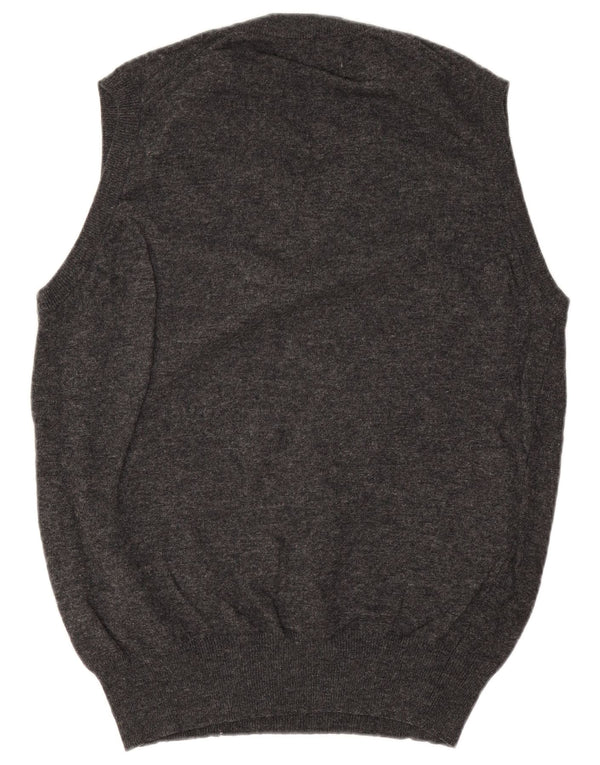 Commander Herren Weste Tank Top IT 52 Große graue Wolle