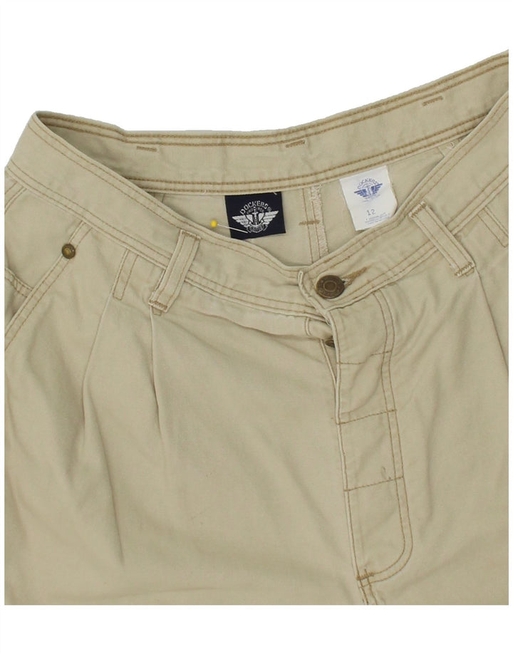 DOCKERS Womens Chino Shorts US 12 Large W30 Beige Cotton Vintage Dockers and Second-Hand Dockers from Messina Hembry 