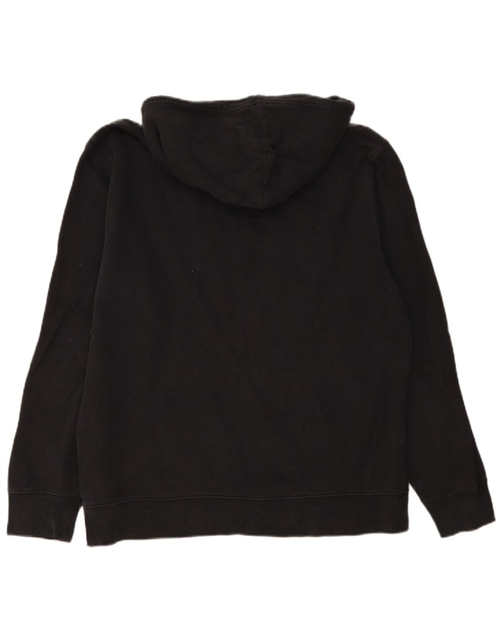 Levi's Herren-Pullover mit grafischem Kapuzenpullover, groß, aus schwarzer Baumwolle