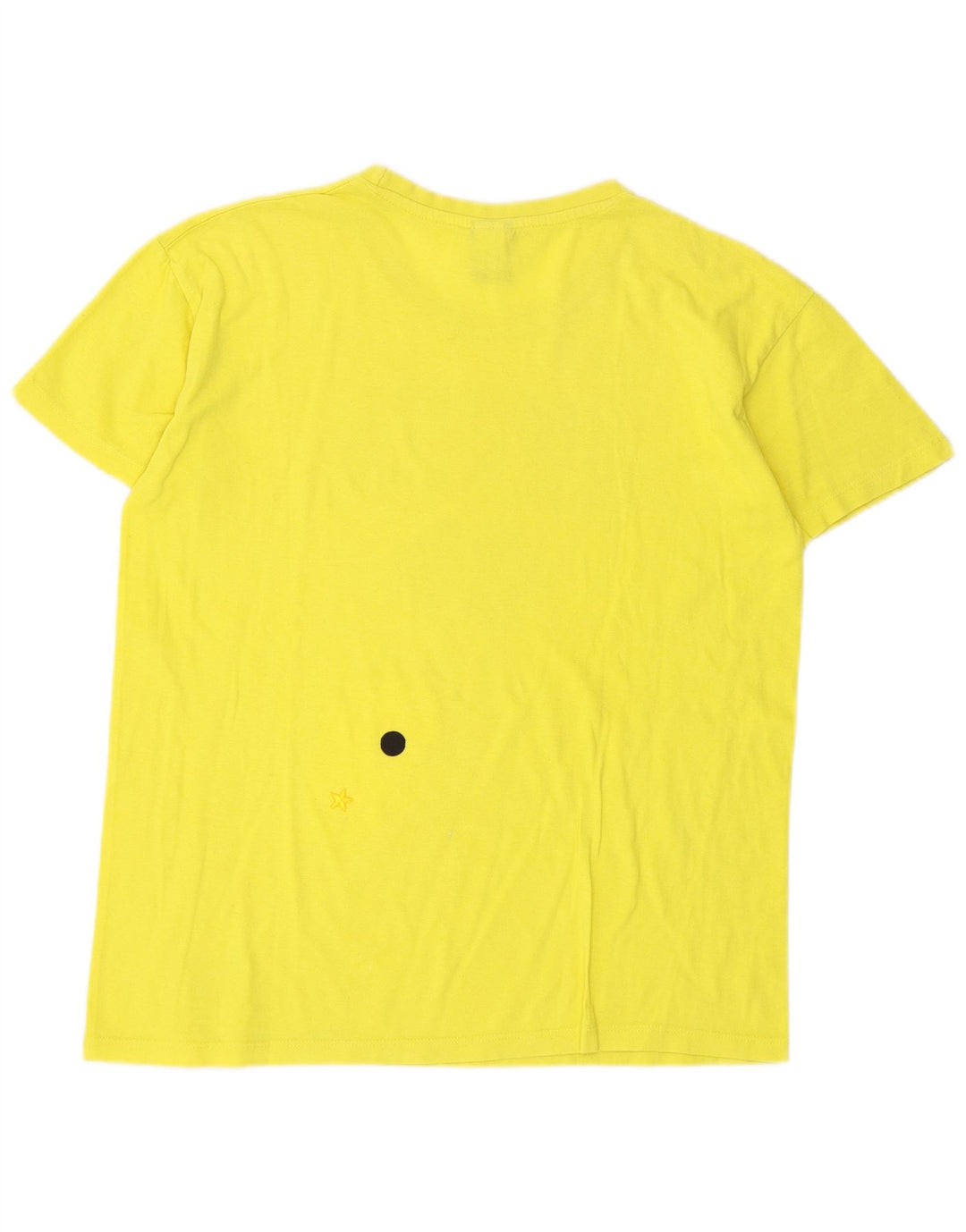 Errea Herren Grafik T-Shirt Top XS Gelb Baumwolle