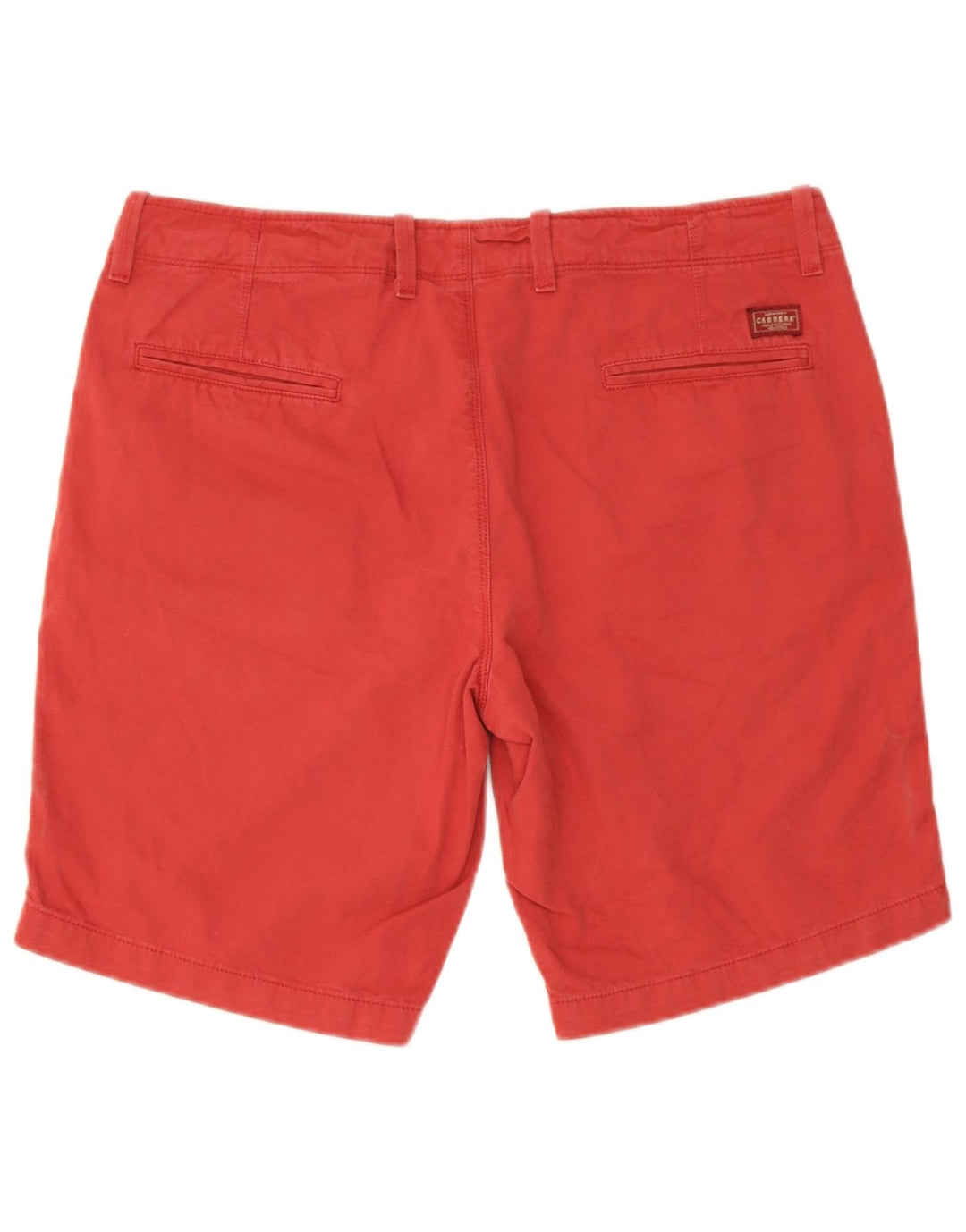 Carrera Herren Chino Shorts IT 52 XL W36 Rote Baumwolle