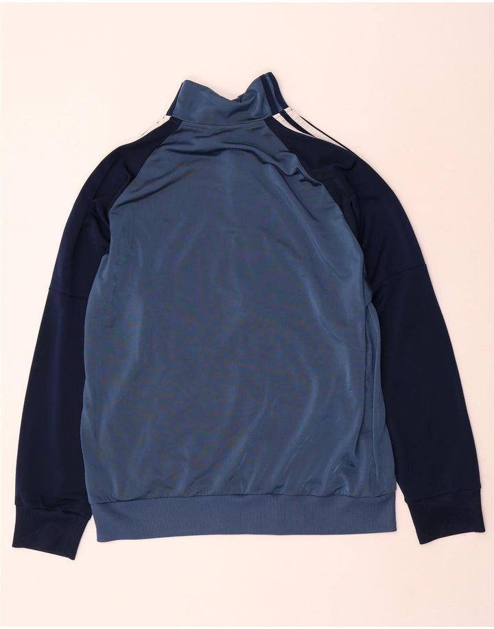 Adidas Herren-Trainingsanzug-Top-Jacke, groß, Marineblau, Farbblock