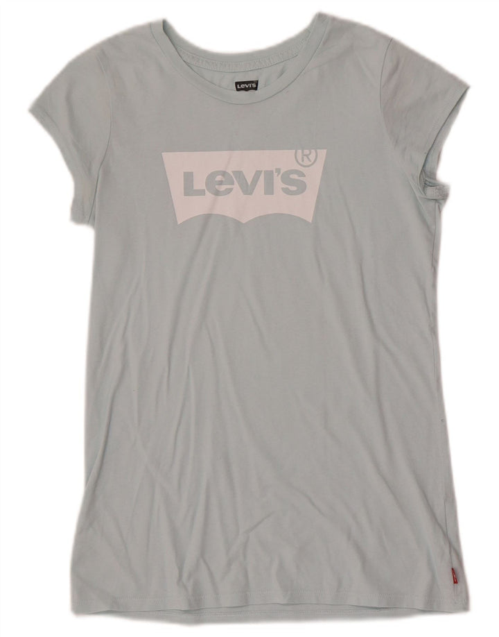 Levi's Mädchen-T-Shirt mit Grafik, 13–14 Jahre, Blau