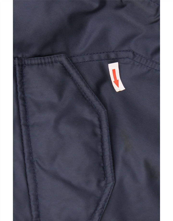 New Roads Herren Bomberjacke UK 44 2XL Marineblau Polyamid