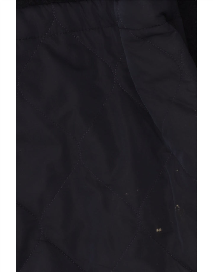 Marks & Spencer Damenmantel UK 12 Mittelmarineblaues Polyester