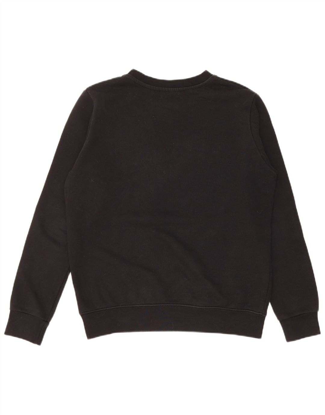 Pyrex Womens Graphic Oversized Sweatshirt Pullover UK 10 Small Schwarze Baumwolle
