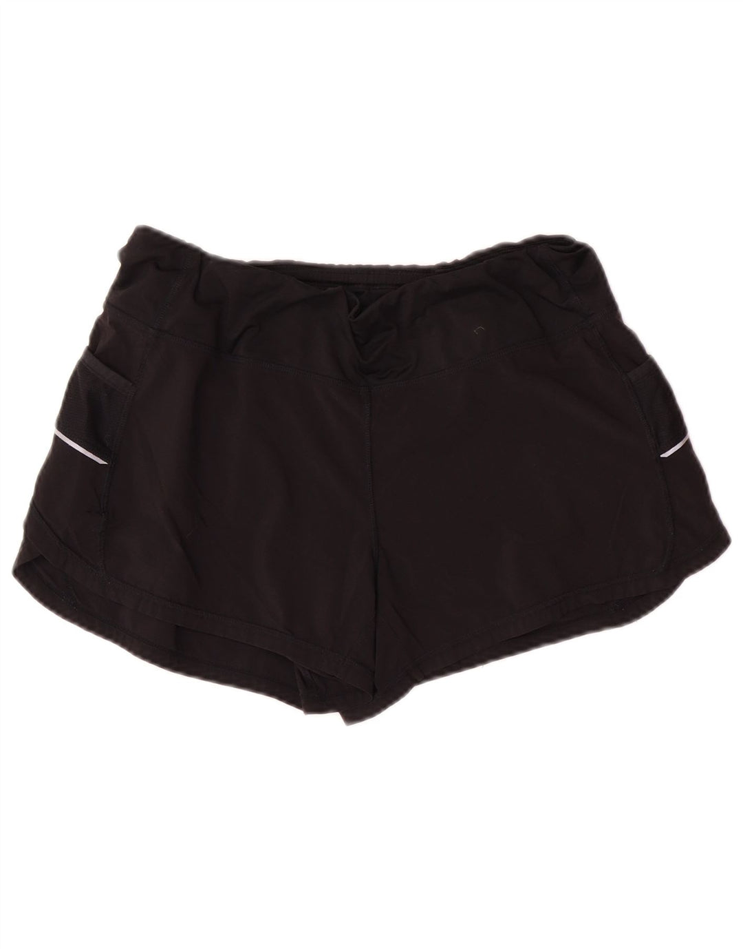ATHLETA Damen Sportshorts UK 12 Medium Schwarz Polyester