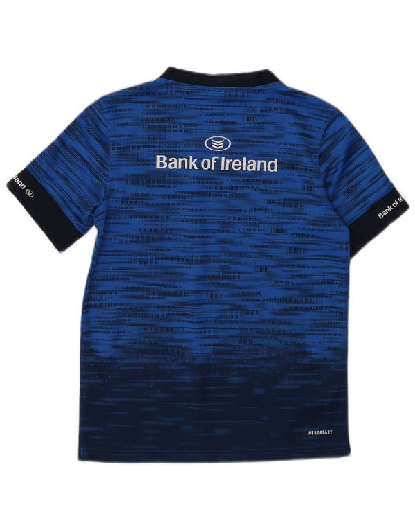 Adidas Jungen Leinster Rugby Graphic T-Shirt Top 11–12 Jahre Blauer Farbblock