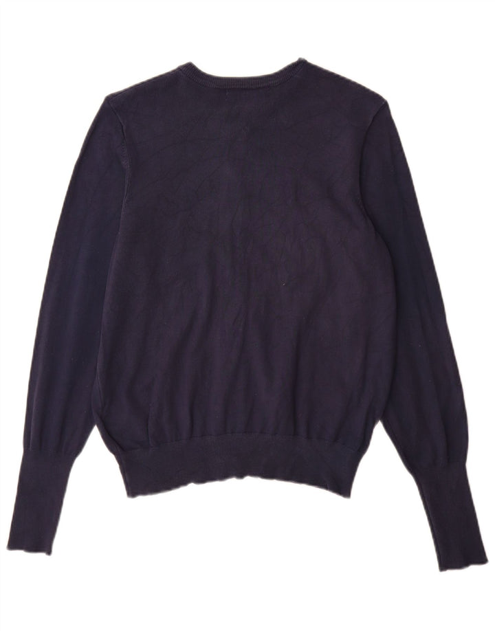 Marks & Spencer Damen-Cardigan-Pullover UK 14 Mittelmarineblaue Viskose