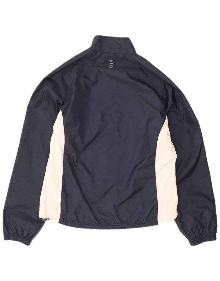 Fila Damen-Trainingsanzugoberteil, Jacke IT 44, mittleres Marineblau, Farbblock