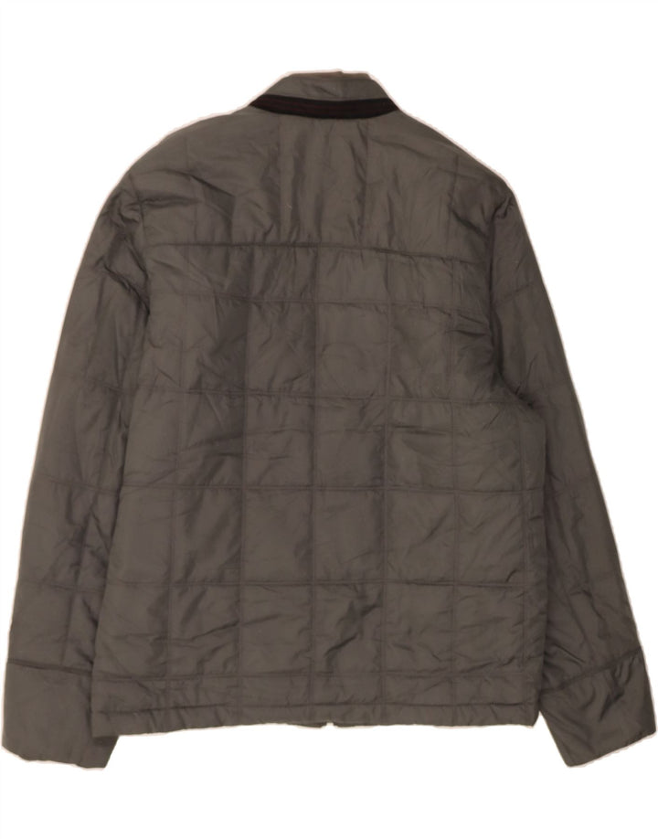 TOMMY BAHAMA Mens Padded Jacket UK 40 Large Grey Polyester Vintage Tommy Bahama and Second-Hand Tommy Bahama from Messina Hembry 