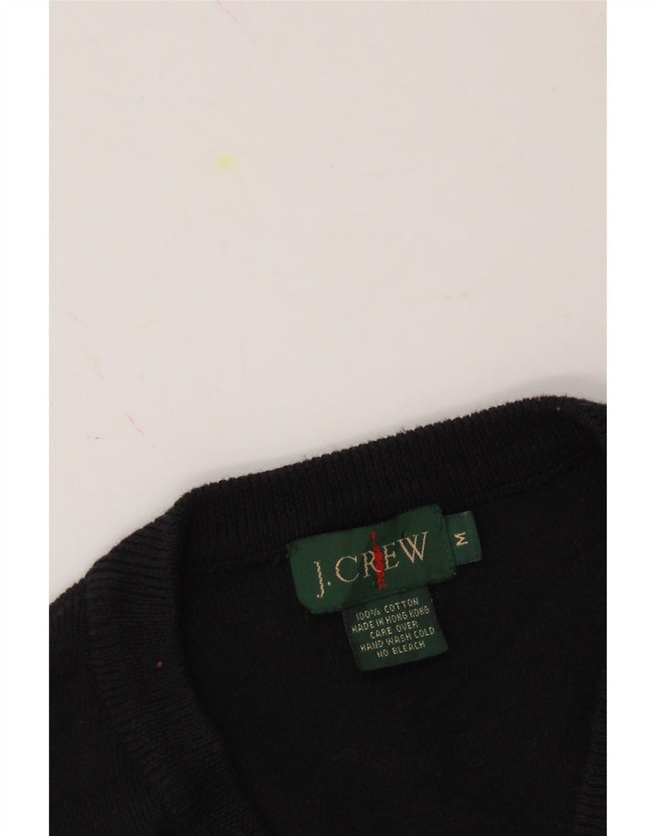 J. CREW Womens Vest Tank Top UK 14 Medium Navy Blue Cotton Vintage J. Crew and Second-Hand J. Crew from Messina Hembry 