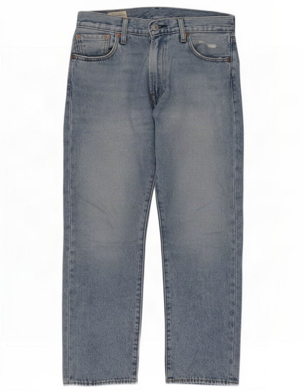 Levi's Damen 551 Loose Fit Straight Jeans W29 L26 Blaue Baumwolle