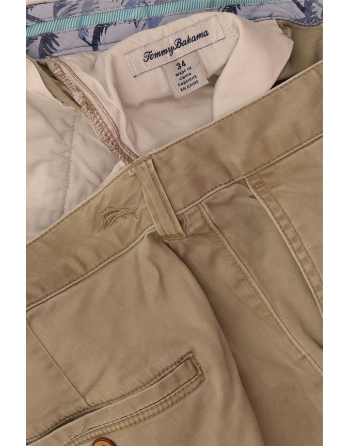 Tommy Bahama Herren Chinoshorts W34 Large Beige
