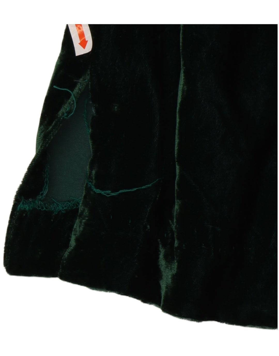 VINTAGE Damen Samtpullovershirt US 8 Mittelgrün