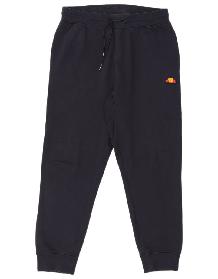 Ellesse Herren-Trainingshose, Jogginghose, groß, marineblau, Baumwolle