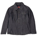 MUSTANG Womens Denim Jacket UK 14 Large Navy Blue Cotton