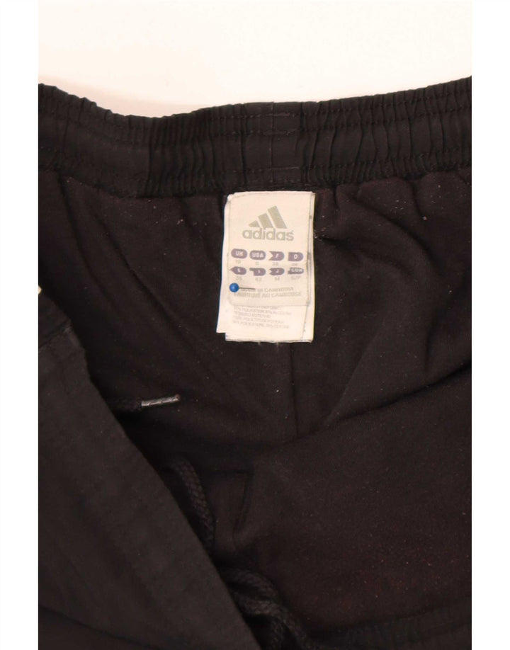 Adidas Damen Sportshorts UK 10 Small Schwarz Polyester