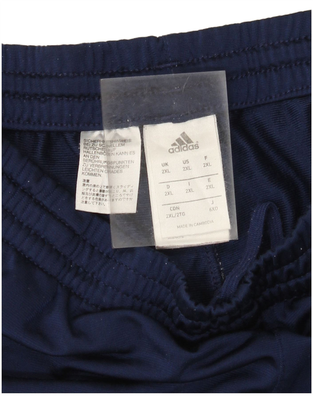 Adidas Herren Trainingshose Jogger 2XL Marineblau Polyester