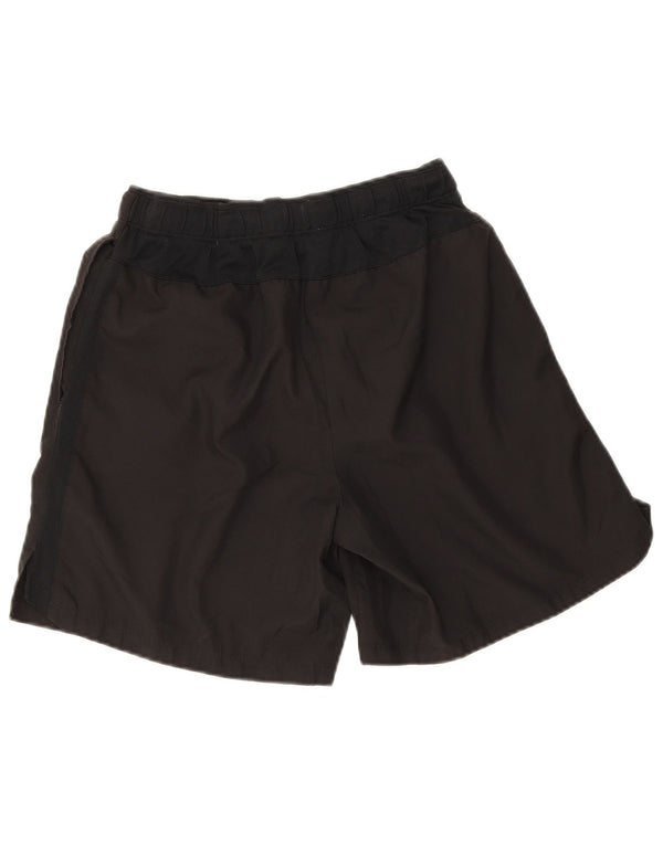 Nike Damen Dri Fit Sport Shorts UK 12 Medium Schwarz Polyester