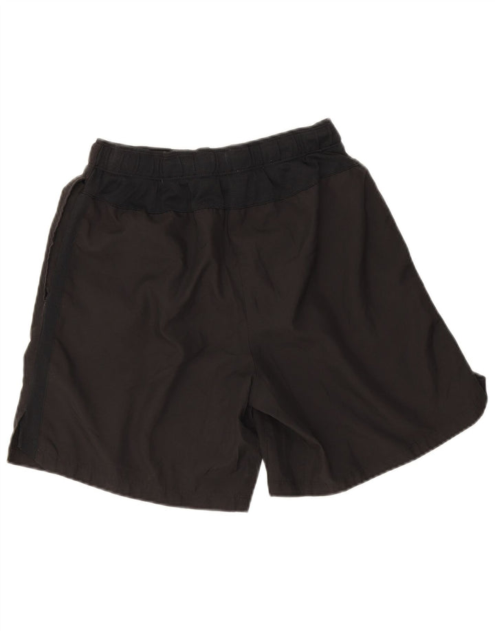 Nike Damen Dri Fit Sport Shorts UK 12 Medium Schwarz Polyester