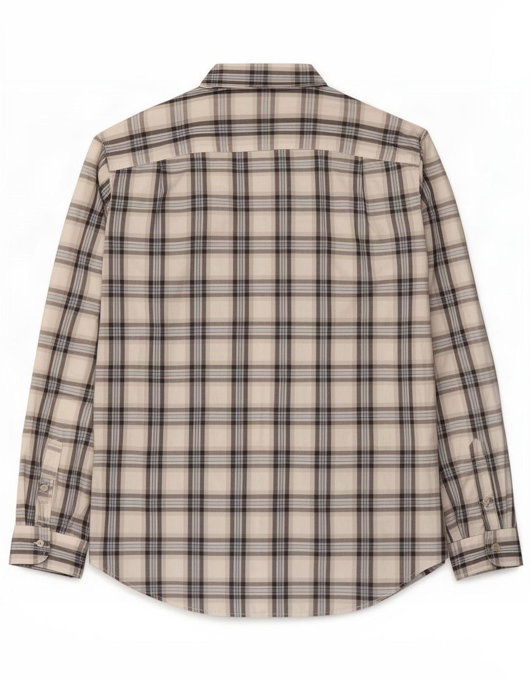 American Eagle Herren-Hemd mit sportlicher Passform, XL, weiß kariert, Baumwolle