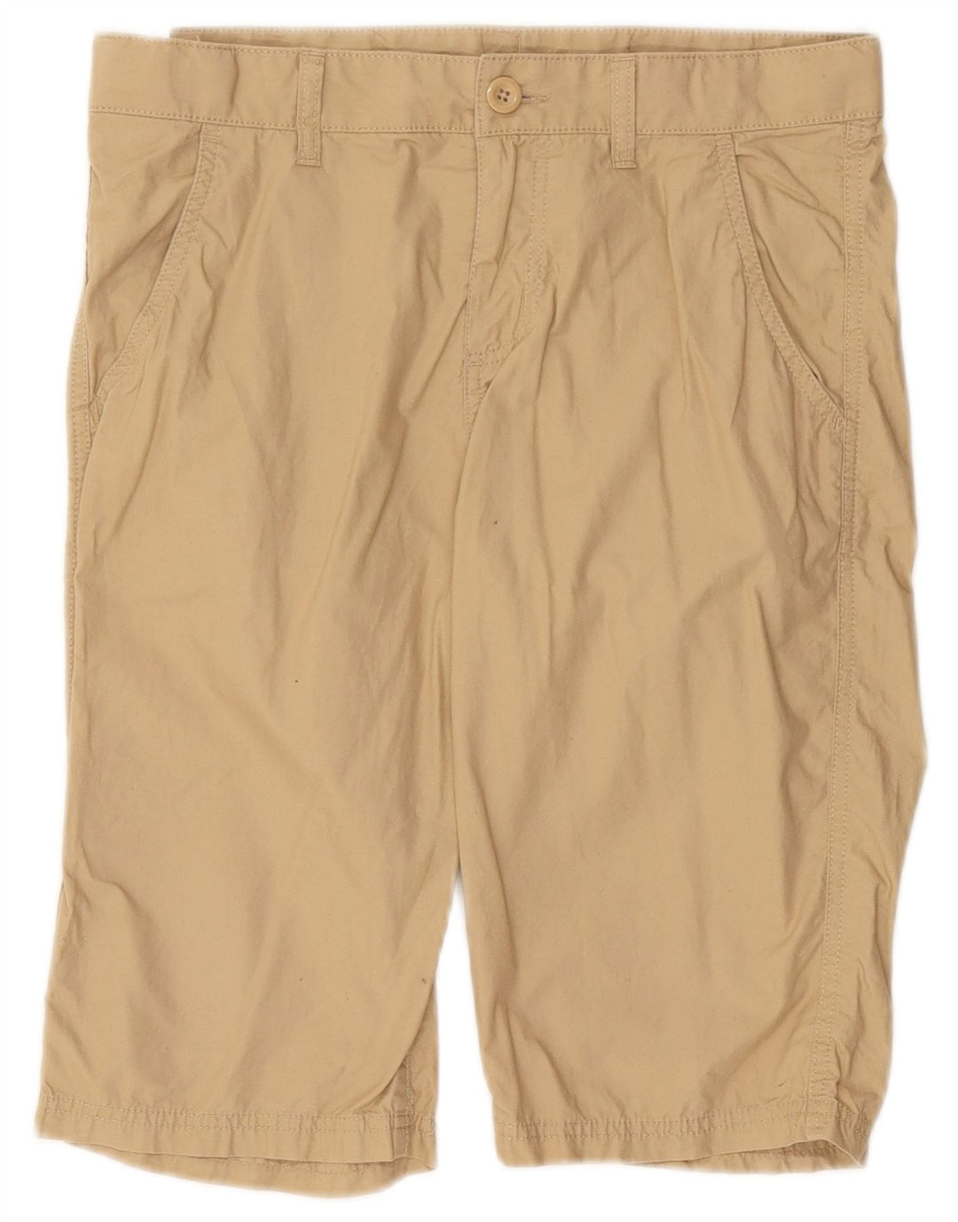 Benetton Jungen-Bermudashorts, 13–14 Jahre, 3XL W30, beige Baumwolle