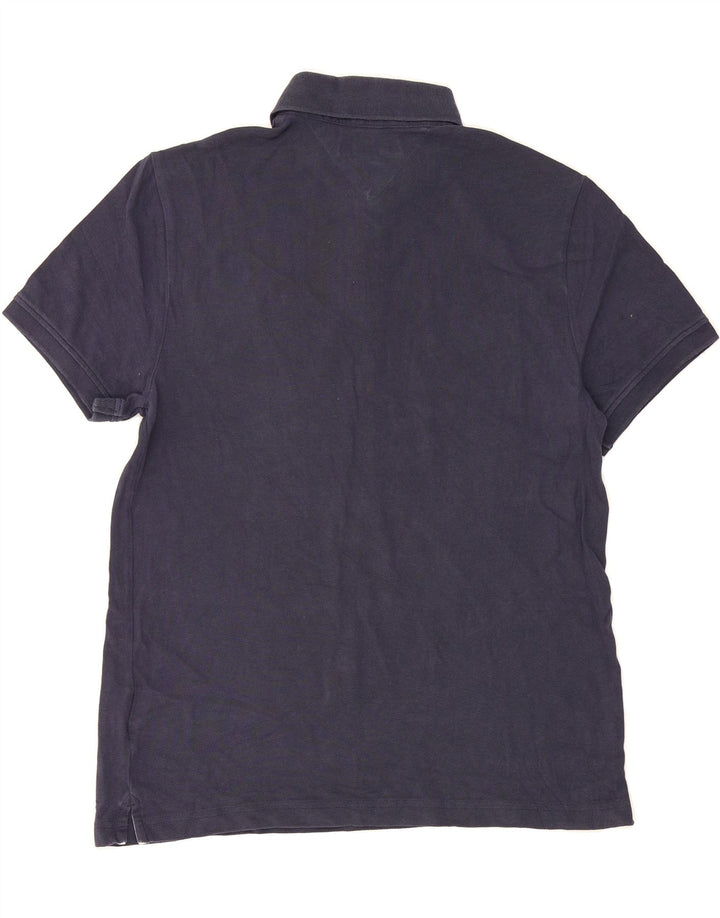 TOMMY HILFIGER Mens Polo Shirt Medium Navy Blue Cotton Vintage Tommy Hilfiger and Second-Hand Tommy Hilfiger from Messina Hembry 
