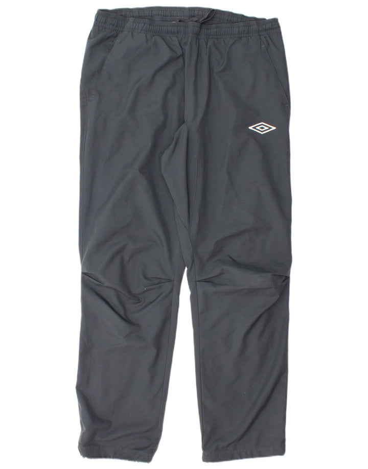UMBRO Herren-Trainingshose aus mittelgrauem Polyester