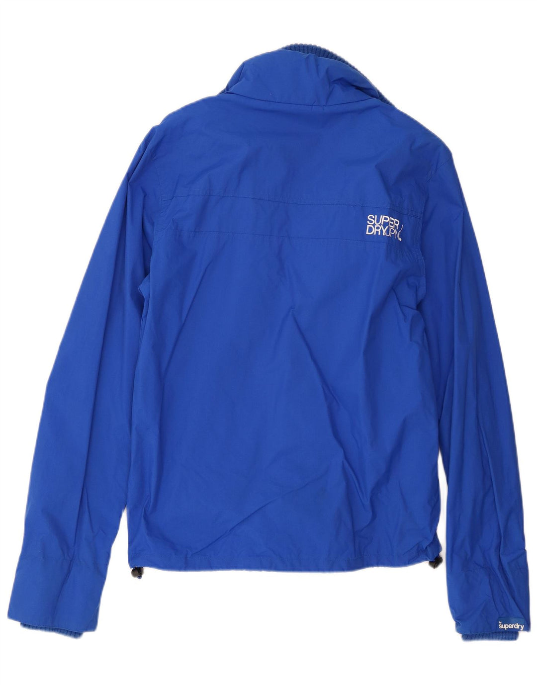 Superdry Herren Regenjacke UK 36 Small Blue Nylon