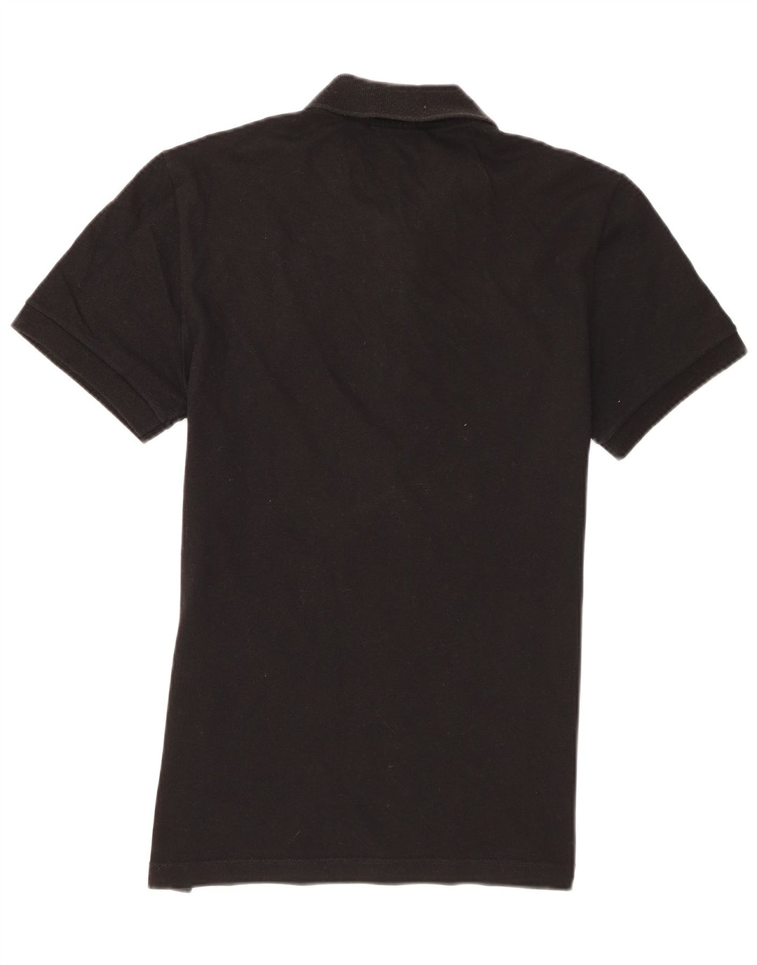 Lacoste Herren-Poloshirt, Größe 4, mittelgroß, schwarze Baumwolle