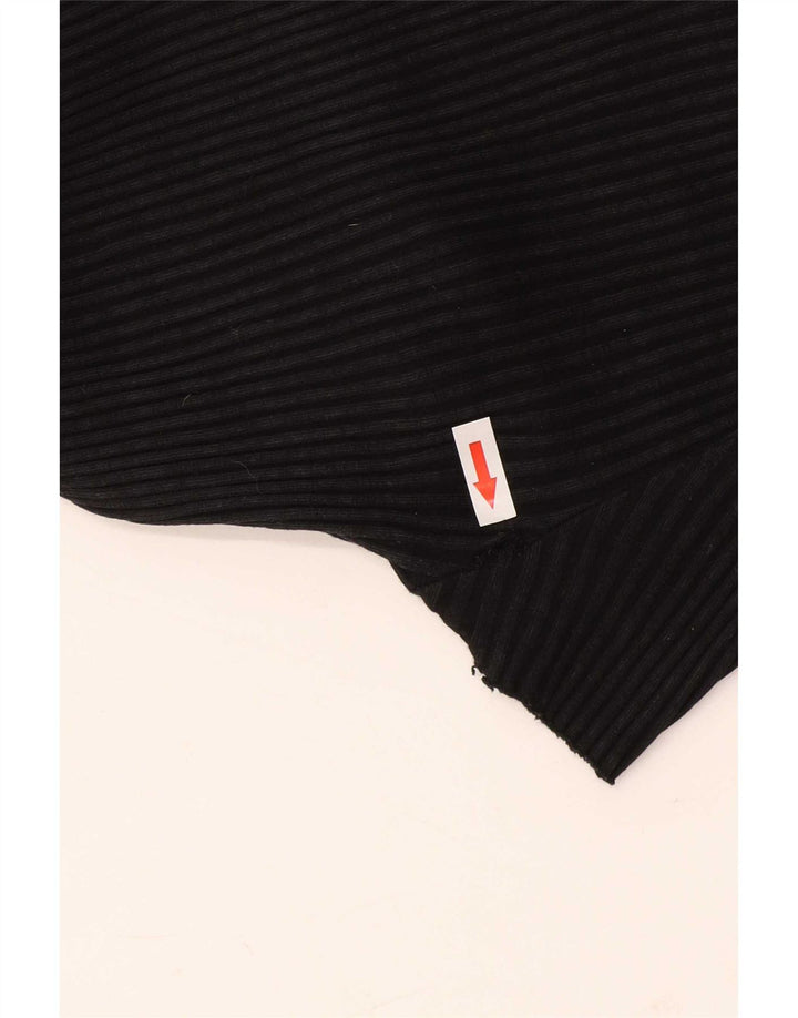 Kurzärmliger Damen-Body von Zara, UK-Größe 46, Größe L, Schwarz, Baumwolle