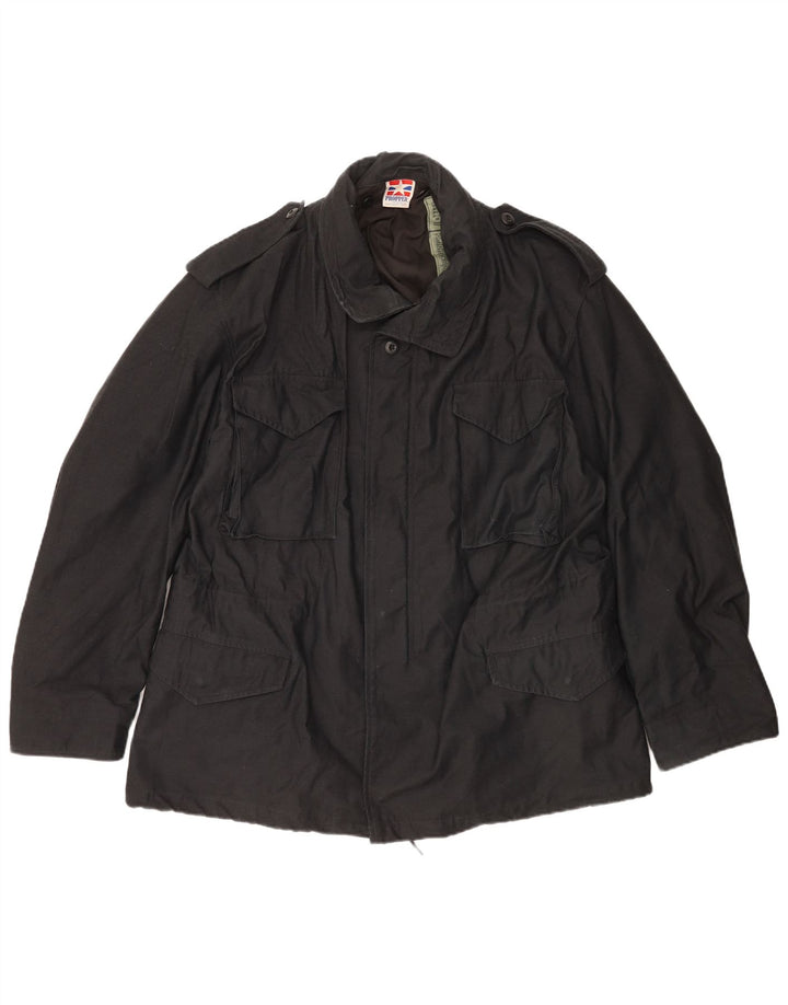 Propper Herren Militärjacke UK 40 Large Schwarz Nylon