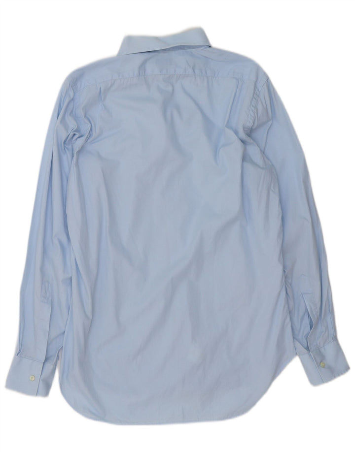 Dolce & Gabbana Herrenhemd Größe 39 15 1/2 mittelblaue Baumwolle