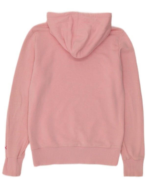 Puma Damen Graphic Hoodie Pullover UK 12 Mittelrosa