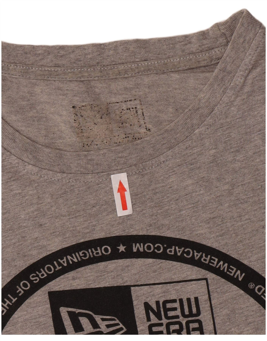 New Era Herren-T-Shirt mit Grafik, Größe L, Grau, Baumwolle
