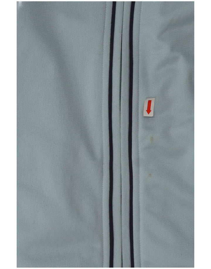 Asics Herren-Trainingsanzugoberjacke aus mittelblauem Polyester