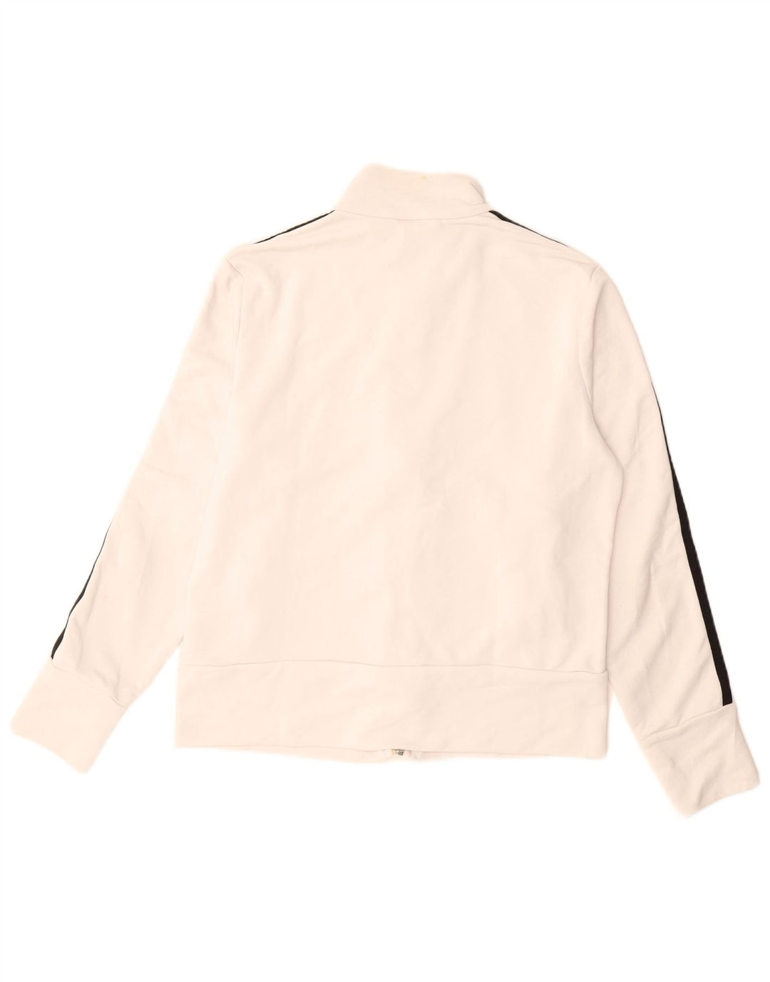 ADIDAS Damen-Trainingsanzug, Top-Jacke, UK 16, Größe L, Weiß, Polyester