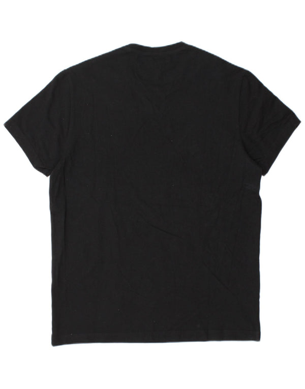 Calvin Klein Jeans Jungen T-Shirt mit Grafik, 15–16 Jahre, XL, schwarze Baumwolle