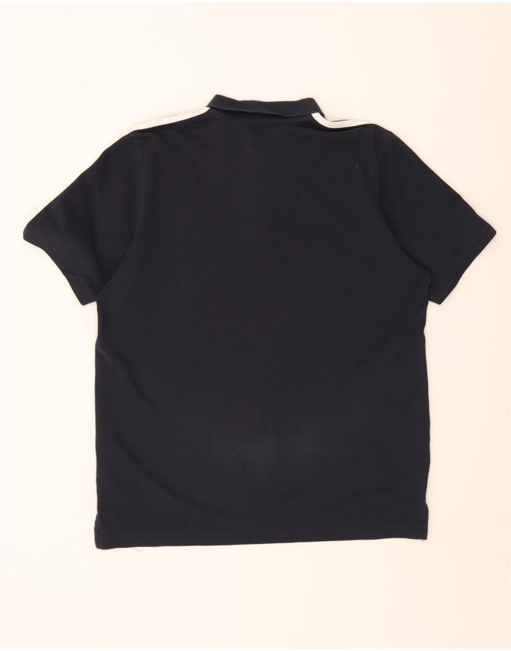 Adidas Herren Poloshirt Medium Marineblau Baumwolle