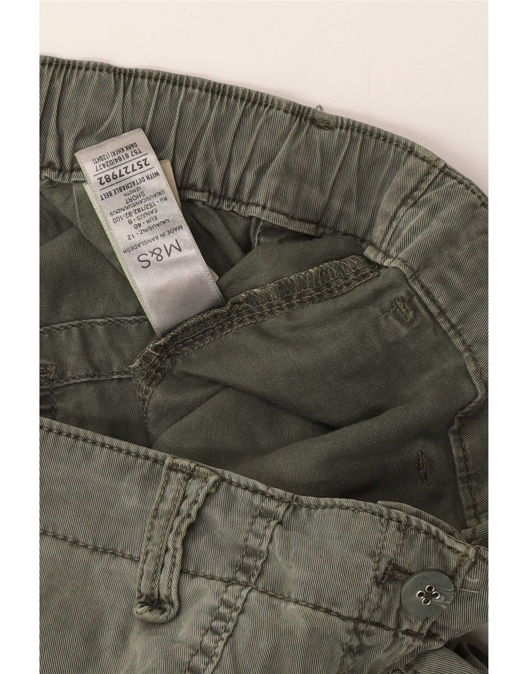 Marks & Spencer Damen Jogger-Cargohose UK 12 Medium W32 L26 Khaki