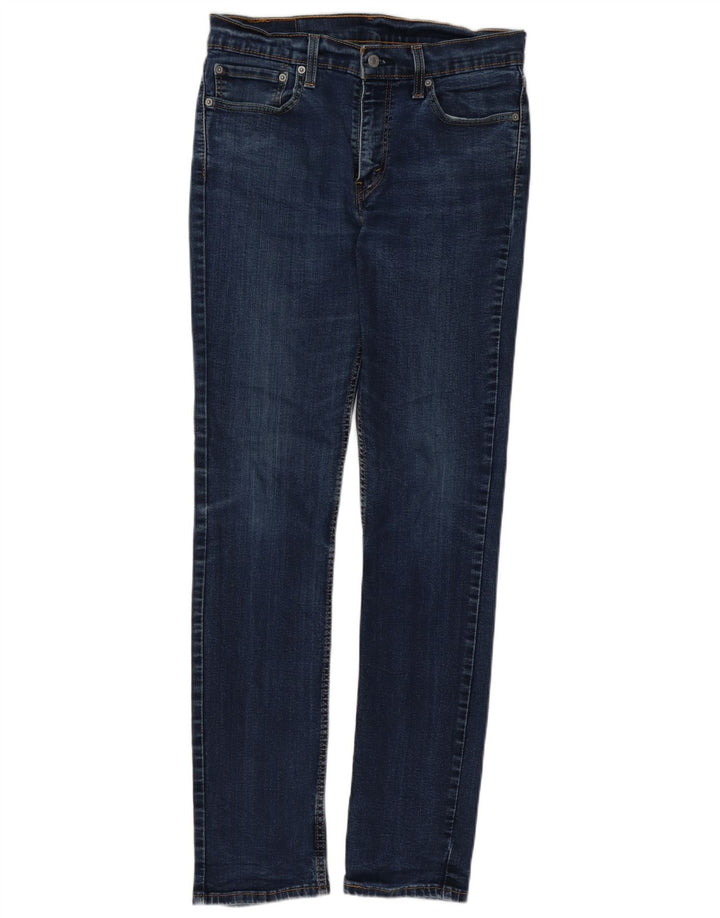 Levi's Herren 511 Slim Jeans W32 L34 Marineblaue Baumwolle