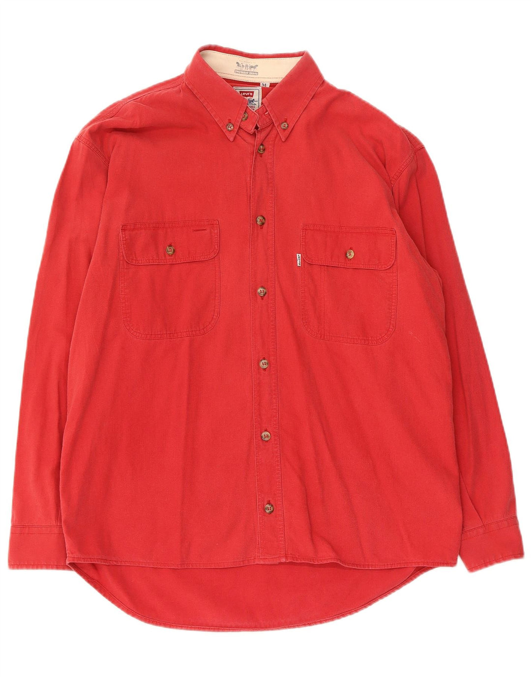 Levi's Herrenhemd aus mittelroter Baumwolle