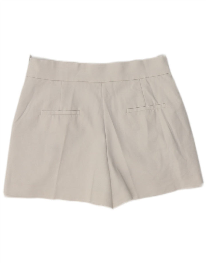 Zara Damen Chinoshorts Medium W28 Weiß