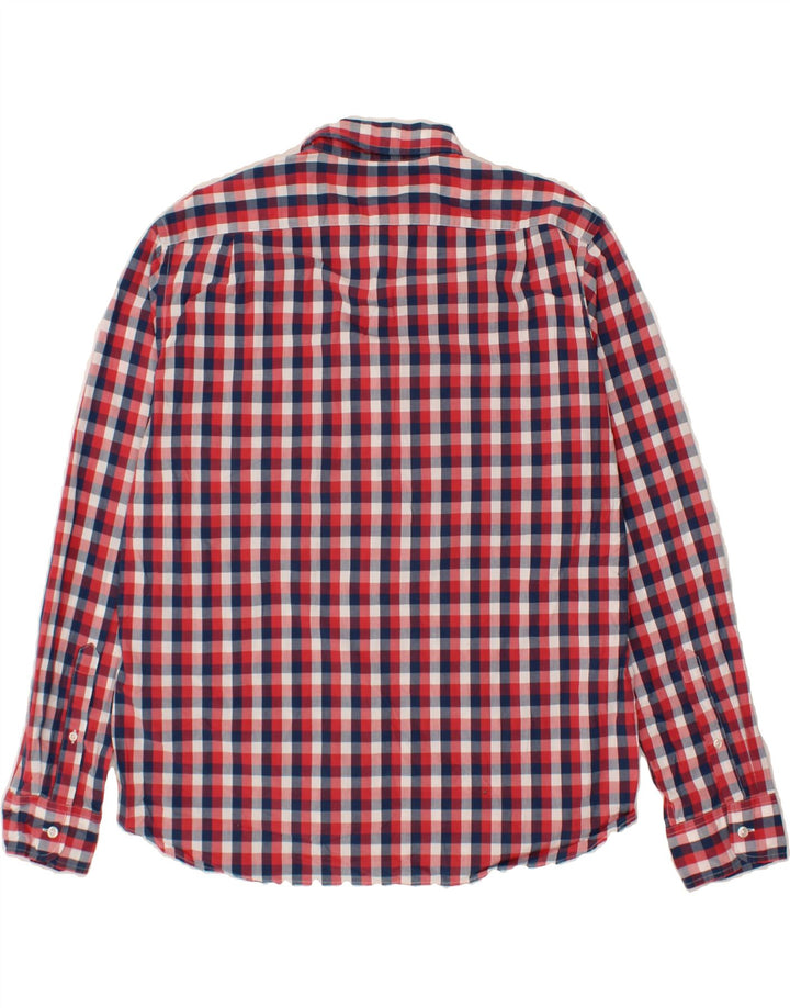 J. CREW Mens Shirt XL Red Check Cotton Vintage J. Crew and Second-Hand J. Crew from Messina Hembry 
