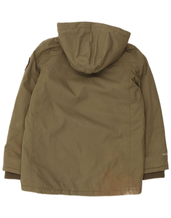 Berghaus Jungen-Parka mit Kapuze, 11–12 Jahre, Khaki, Polyamid